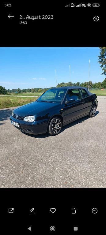Gebraucht VW Golf Cabriolet Conceptline 101 PS (74 kW) 1999 Grau Cabrio