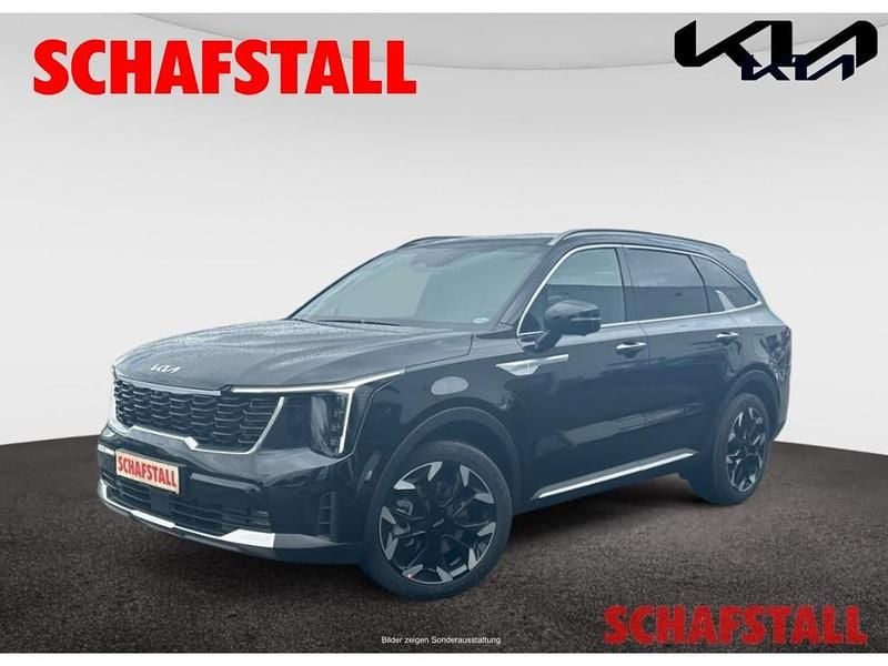 Schwarz (aurora black pearl) Neu 2025 Kia Sorento Platinum SUV | 55.979 € (Guter Preis) - Bild 1/4
