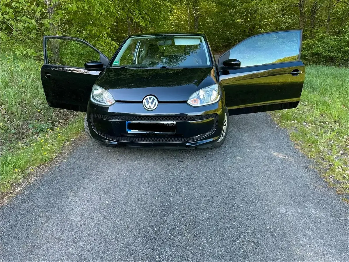 Gebraucht VW up! 60 PS (44 kW) 2011 Schwarz Kleinwagen