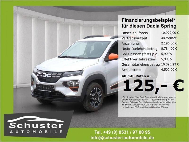 Silber Gebraucht 2023 Dacia Spring Essentiel Kleinwagen | 10.979 € (Guter Preis) - Bild 1/4