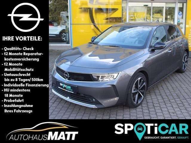 Mondstein grau/e:vulkan grau (metallic) Gebraucht 2022 Opel Astra Elegance Limousine | 24.900 € (Fairer Preis) - Bild 1/4