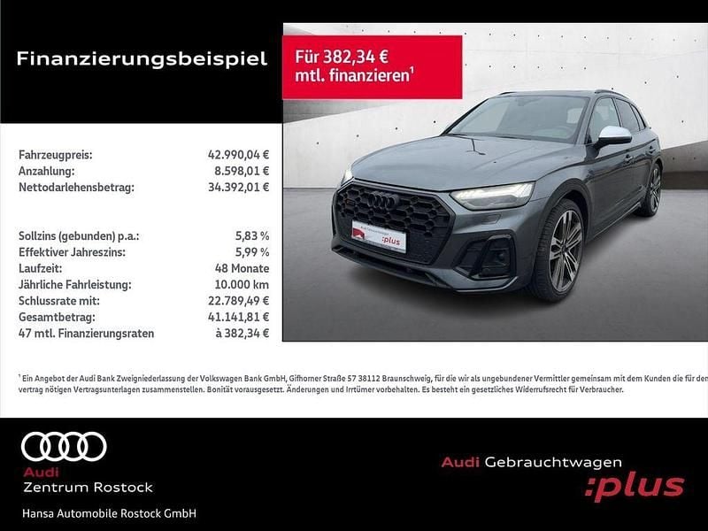 Gebraucht Audi SQ5 Ambiente 341 PS (250 kW) 2022 Daytonagrau perleffekt SUV