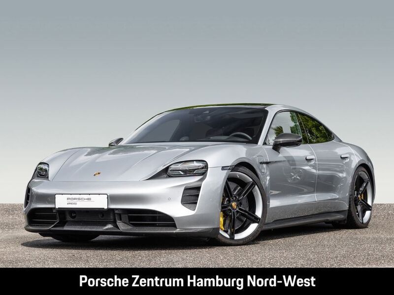 Silber Gebraucht 2023 Porsche Taycan Turbo S Limousine | 118.990 € (Fairer Preis) - Bild 1/4