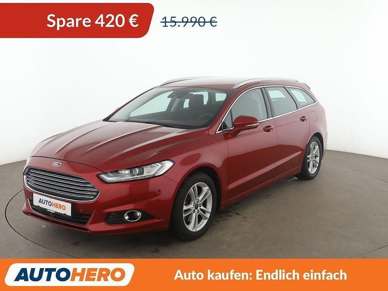 Rot Gebraucht 2018 Ford Mondeo Titanium Kombi | 15.570 € (Etwas zu teuer) - Bild 1/3