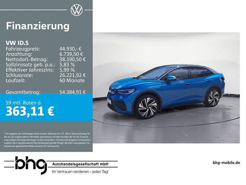 Blau Gebraucht 2024 VW ID.5 Pro SUV | 44.930 € (Fairer Preis) - Bild 1/4