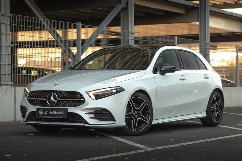Weiß Gebraucht 2023 Mercedes A220 AMG line Limousine | 34.200 € (Guter Preis) - Bild 1/4
