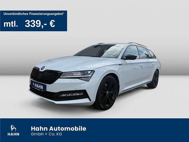 Weiß Gebraucht 2020 Skoda Superb SportLine Kombi | 24.995 € (Superpreis) - Bild 1/3