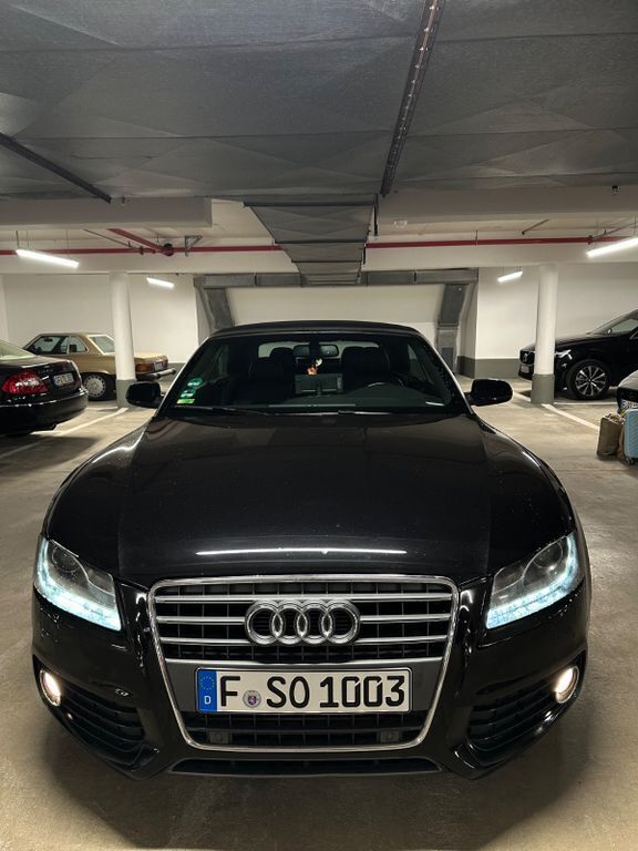 Schwarz Gebraucht 2009 Audi A5 Cabriolet S-Line Cabrio | 10.500 € (Guter Preis) - Bild 1/4