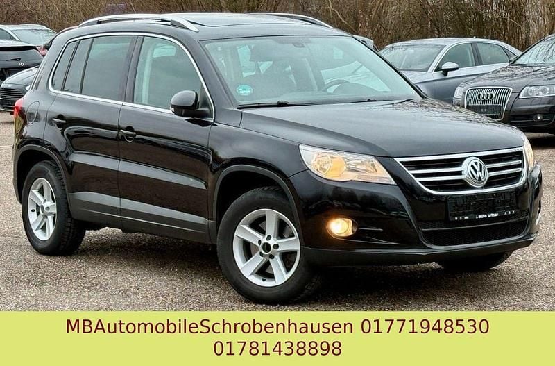 Schwarz Gebraucht 2009 VW Tiguan Sportline SUV | 9.999 € (Fairer Preis) - Bild 1/4
