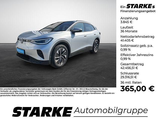 Schwarz (grenadillschwarz metallic) Gebraucht 2024 VW ID.4 Pro SUV | 44.550 € (Fairer Preis) - Bild 1/4