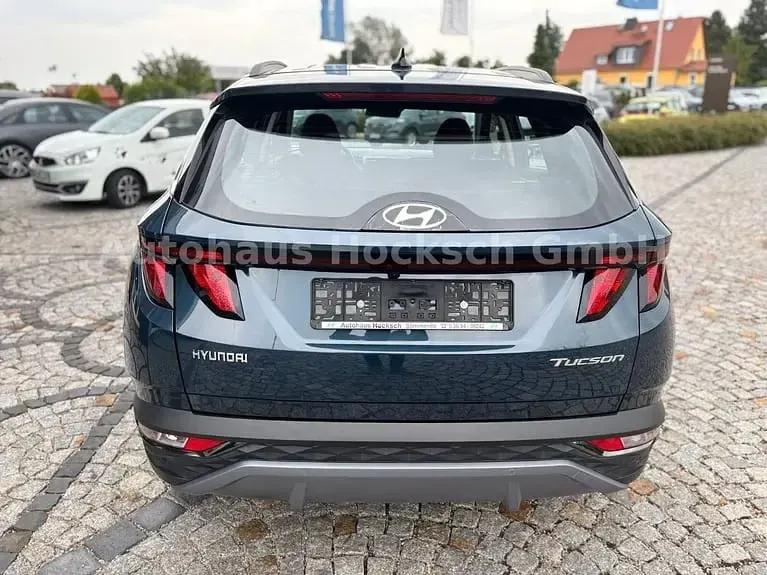 Gebraucht Hyundai Tucson Select 150 PS (110 kW) 2021 Teal blue / met SUV