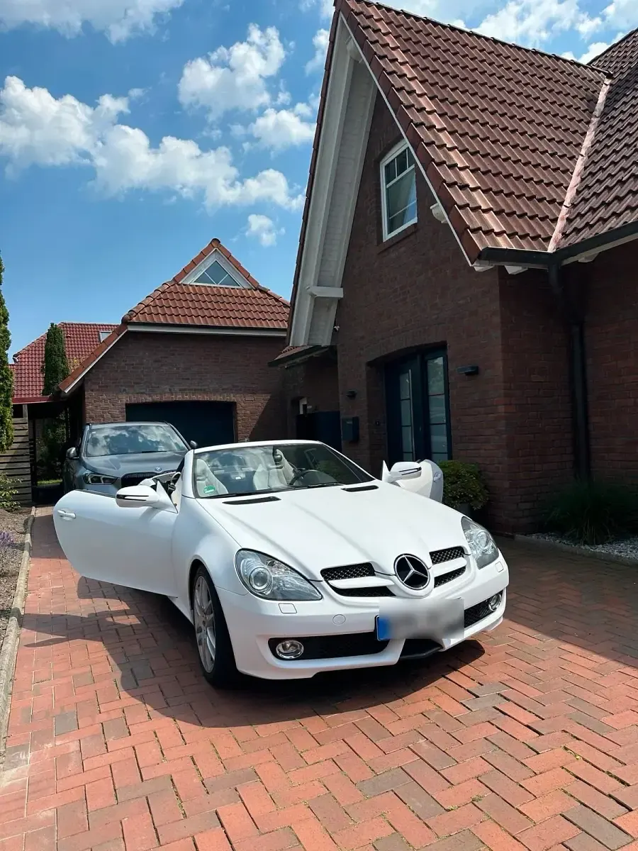 Gebraucht Mercedes SLK200 184 PS (135 kW) 2008 Weiß Cabrio