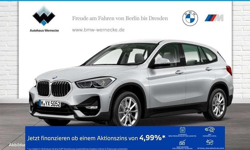Glaciersilber Gebraucht 2021 BMW X1 Advantage SUV | 22.940 € (Superpreis) - Bild 1/4