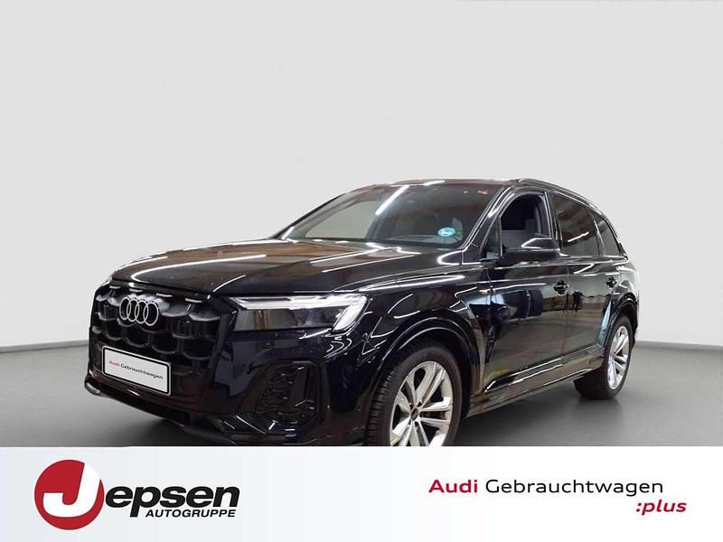 Mythosschwarz metallic Gebraucht 2025 Audi Q7 S-Line SUV | 65.440 € (Guter Preis) - Bild 1/4