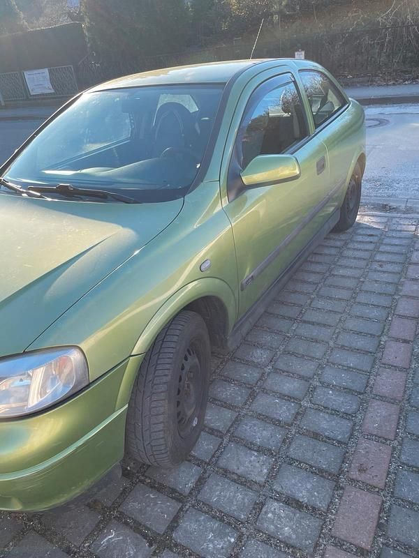 Gebraucht Opel Astra 90 PS (66 kW) 2001 Grün Coupé