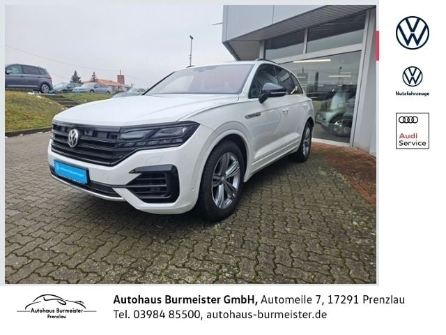 Weiß Gebraucht 2019 VW Touareg R-line SUV | 49.990 € (Teuer) - Bild 1/4