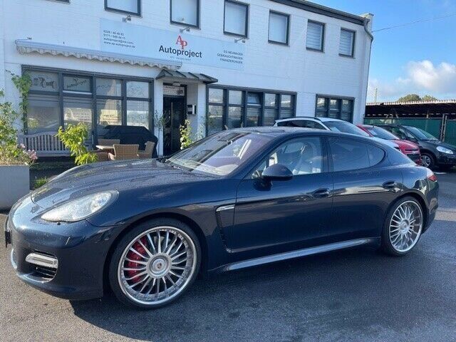 Blau metallic Gebraucht 2012 Porsche Panamera Turbo Limousine | 48.990 € - Bild 1/4
