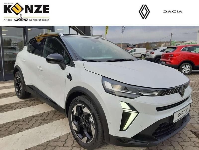 Weiß (perlmuttweiß&dach blackpearlschwarz () Gebraucht 2024 Renault Captur Techno SUV | 26.990 € (Guter Preis) - Bild 1/4