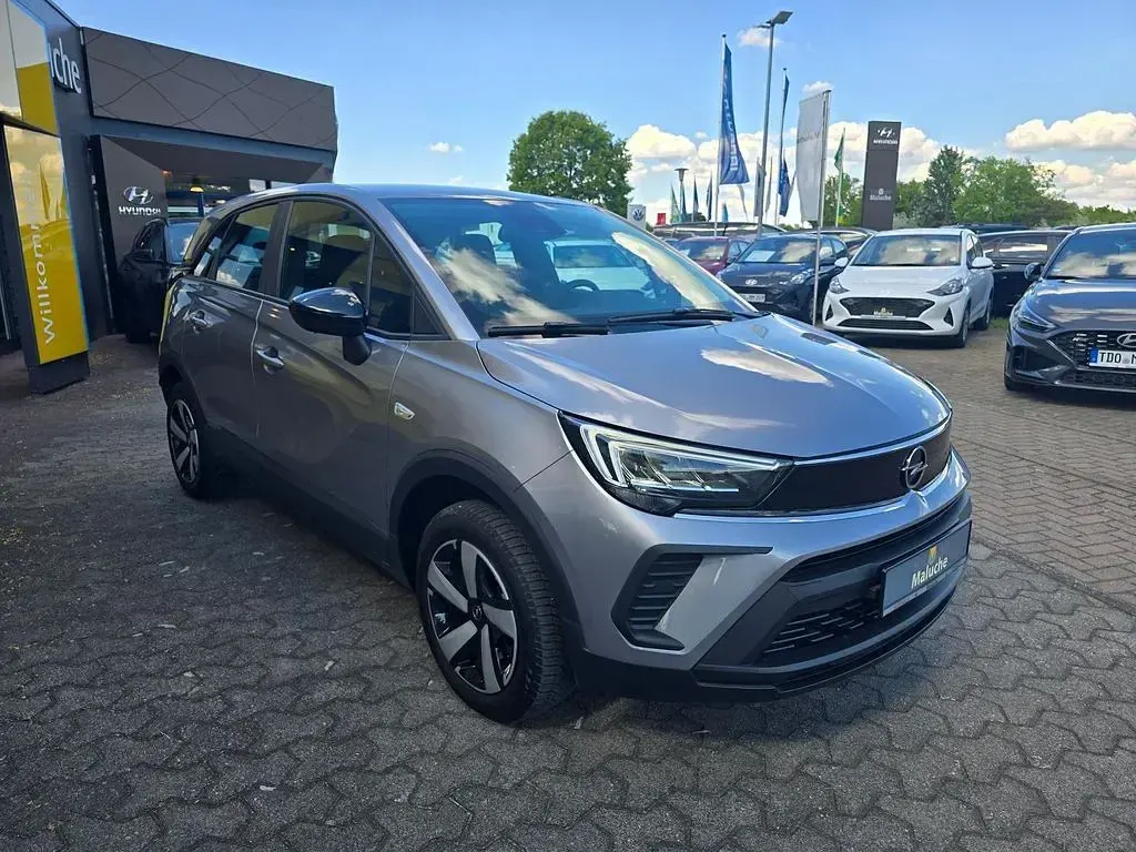 Gebraucht Opel Crossland Edition 110 PS (80 kW) 2023 Kontrast grau/quarz silber SUV