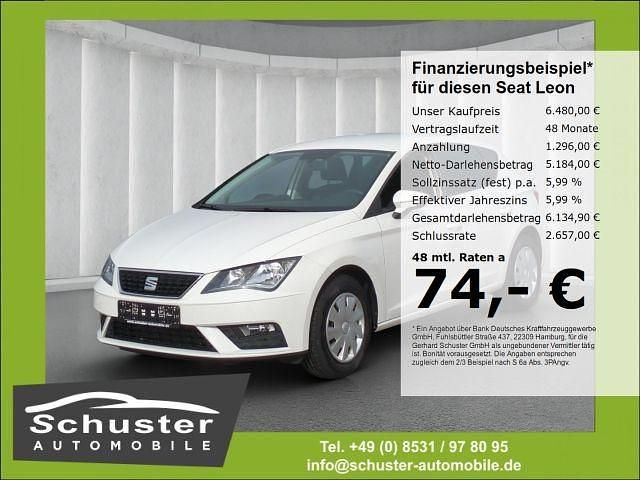 Weiss Gebraucht 2018 Seat Leon Limousine | 6.480 € (Fairer Preis) - Bild 1/3