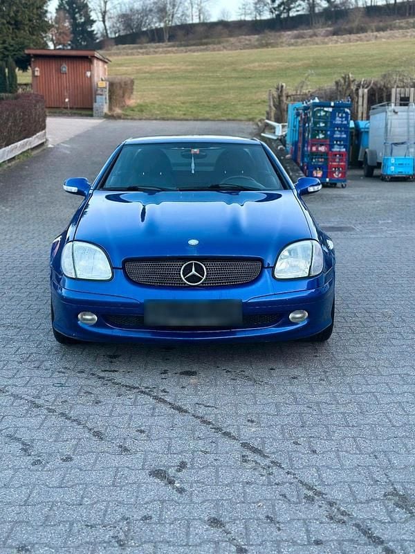 Gebraucht Mercedes SLK200 163 PS (119 kW) 2000 Blau Cabrio