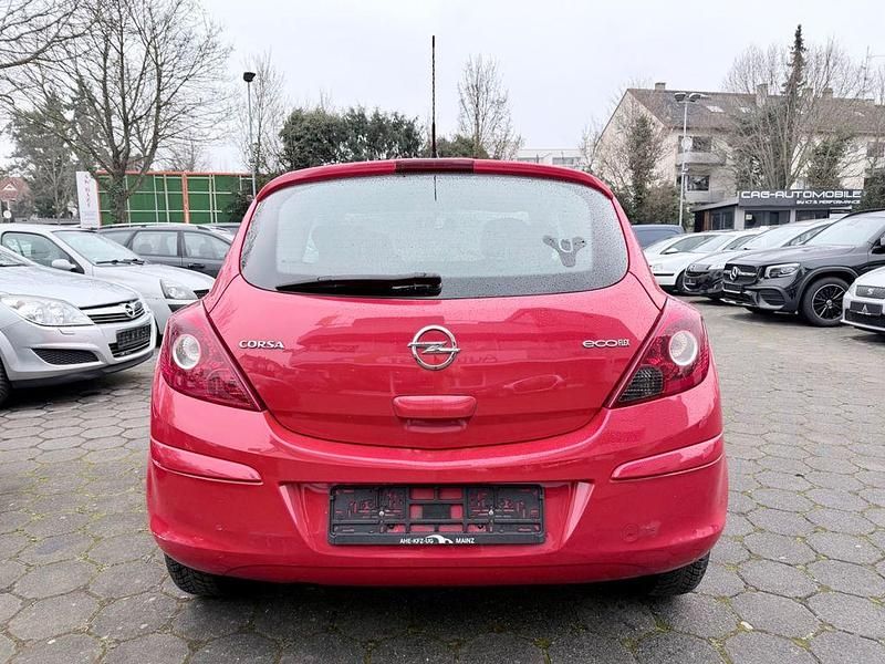 Gebraucht Opel Corsa Selection 69 PS (50 kW) 2012 Rot Kleinwagen