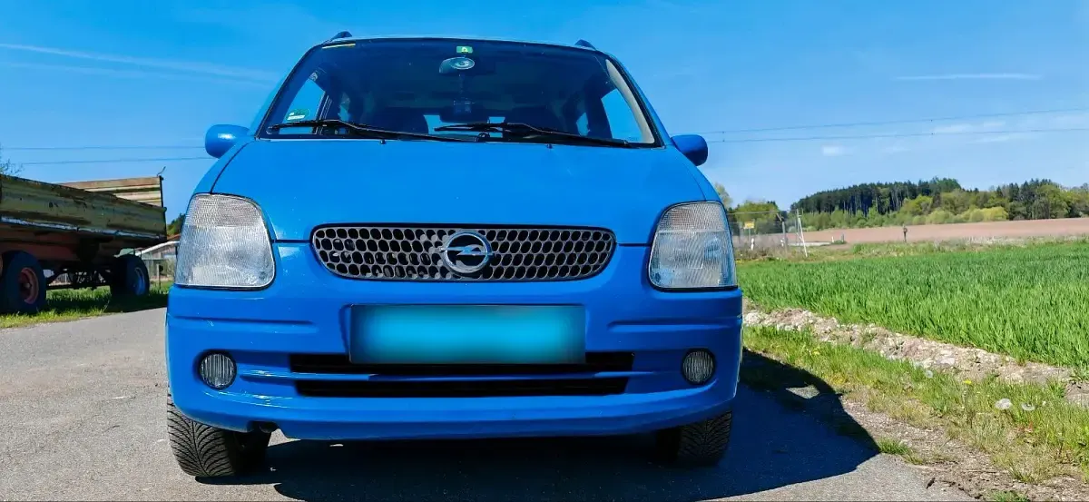 Gebraucht Opel Agila 75 PS (55 kW) 2001 Blau Van / Kleinbus