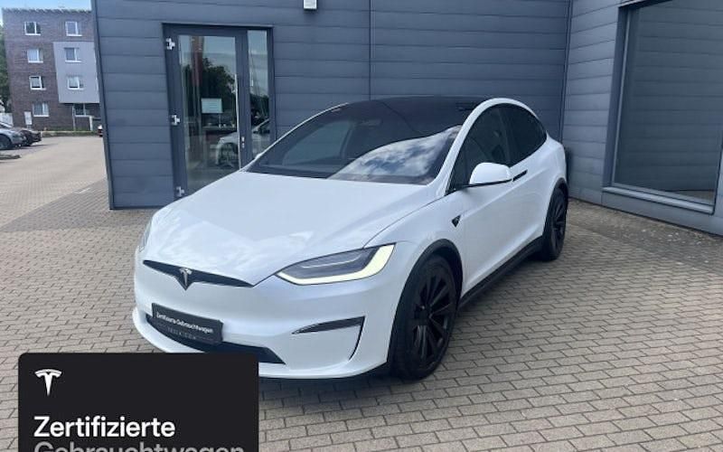 Weiß Gebraucht 2022 Tesla Model X Plaid SUV | 84.900 € (Teuer) - Bild 1/4