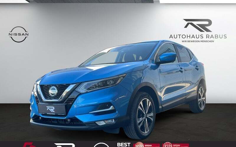 Vivid blue metallic Gebraucht 2019 Nissan Qashqai N-Connecta SUV | 18.990 € (Etwas zu teuer) - Bild 1/2