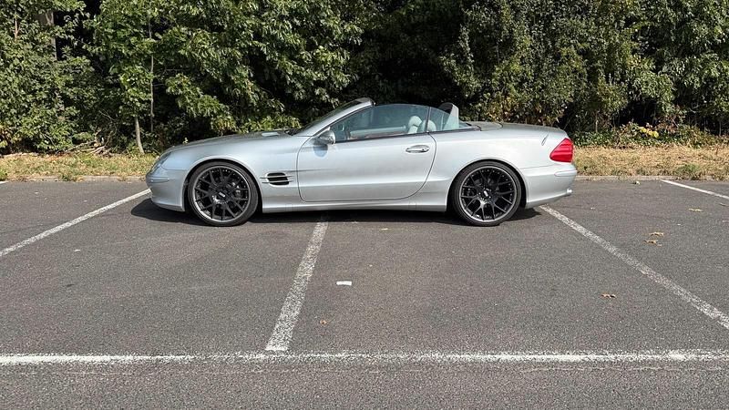 Silber Gebraucht 2001 Mercedes SL500 Cabrio | 17.500 € (Superpreis) - Bild 1/4