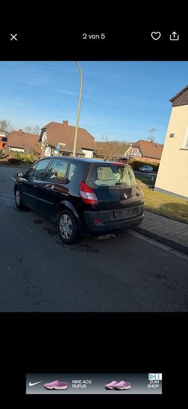 Schwarz Gebraucht 2004 Renault Scénic II Van / Kleinbus | 1.499 € (Fairer Preis) - Bild 1/4