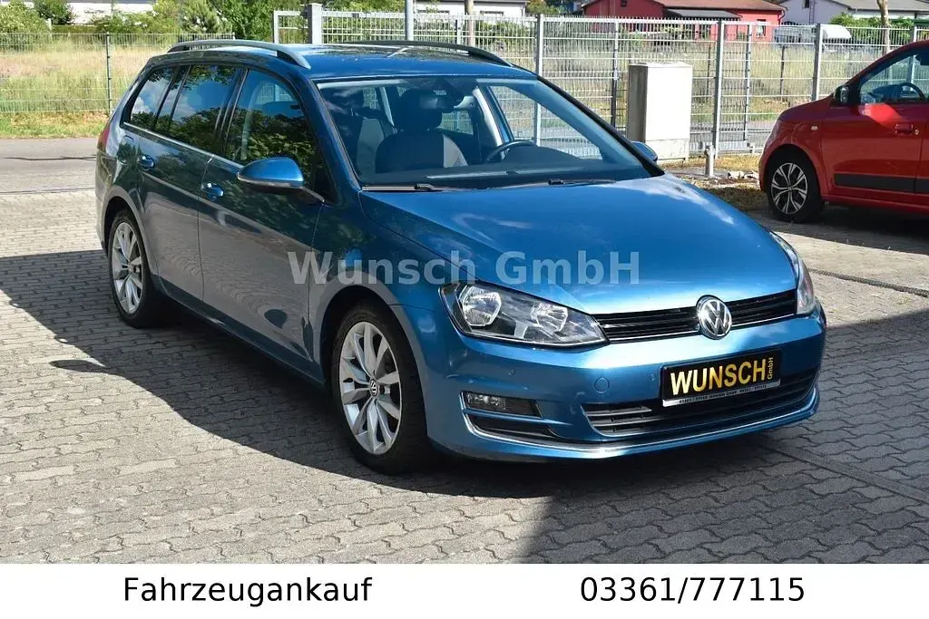 Gebraucht VW Golf VII Highline 150 PS (110 kW) 2015 Blau Kombi