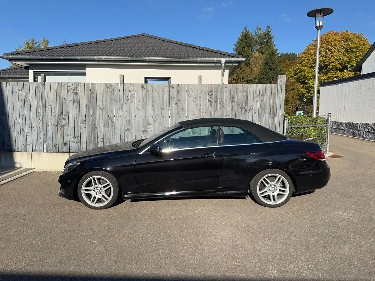 Usata Mercedes E350 252 CV (185 kW) 2014 Nero Cabrio