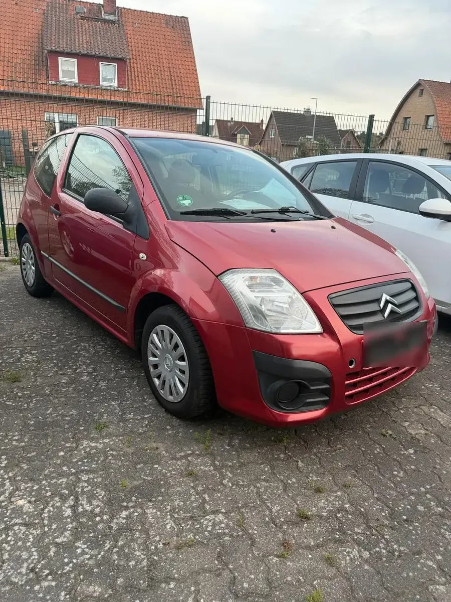 Brugt Citroën C2 60 HK (44 kW) 2008 Rød Hatchback