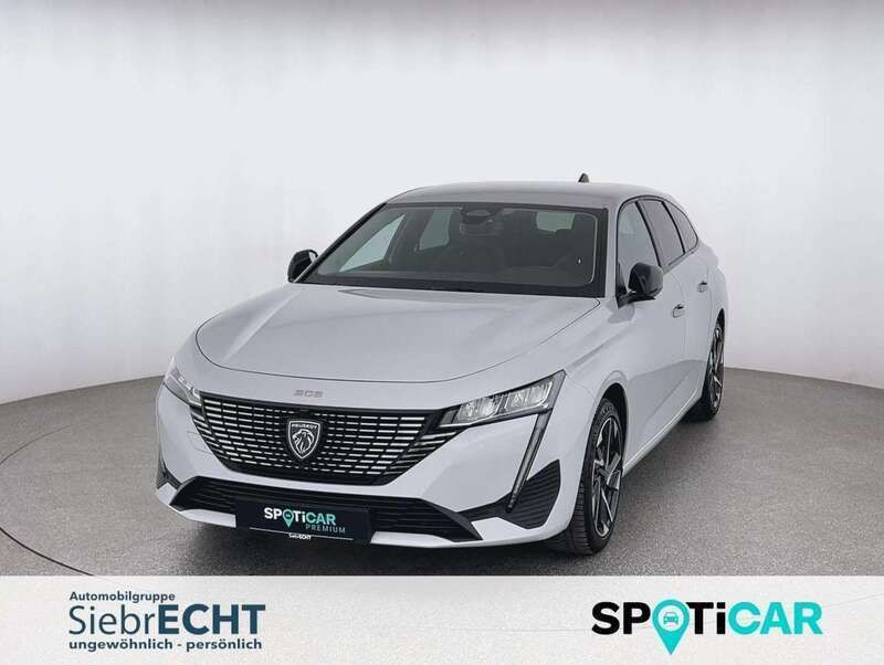 Weiß (metallic) Gebraucht 2023 Peugeot 308 Allure Kombi | 24.470 € (Guter Preis) - Bild 1/4