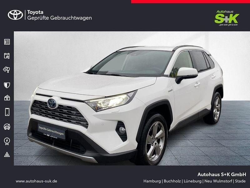 Weiß Gebraucht 2020 Toyota RAV4 Hybrid Team SUV | 29.990 € (Fairer Preis) - Bild 1/4