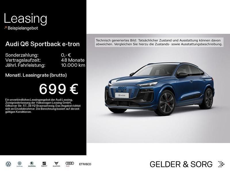 Gebraucht Audi Q6 Sportback e-tron Sport 225 kW (306 PS) 2026 Blau SUV