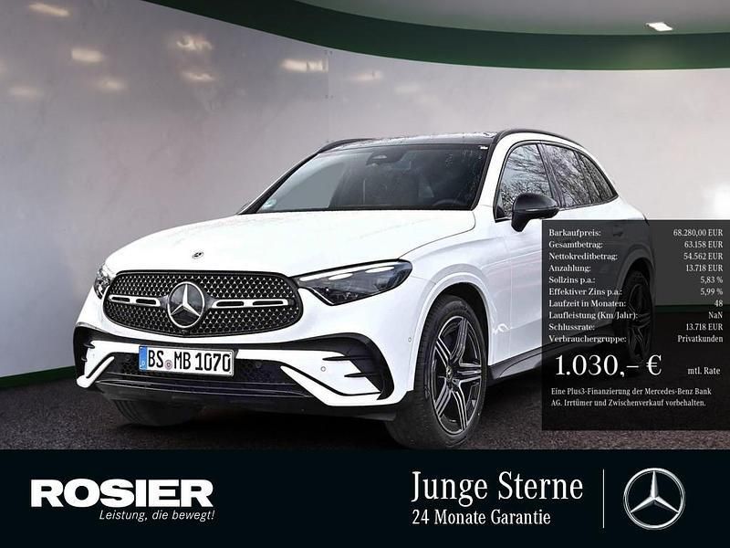 Weiss / polarweiß Gebraucht 2025 Mercedes GLC300 AMG line SUV | 68.280 € (Etwas zu teuer) - Bild 1/4