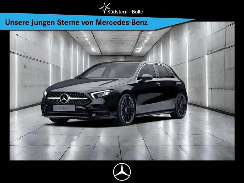 Schwarz Gebraucht 2022 Mercedes A250 AMG Limousine | 31.990 € (Etwas zu teuer) - Bild 1/4