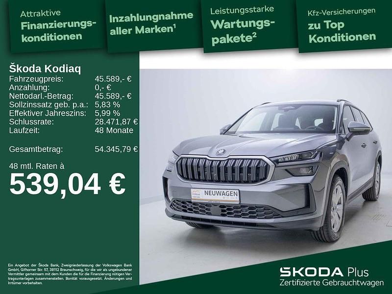 Graphitegrau metallic Gebraucht 2025 Skoda Kodiaq Selection SUV | 45.589 € (Fairer Preis) - Bild 1/4