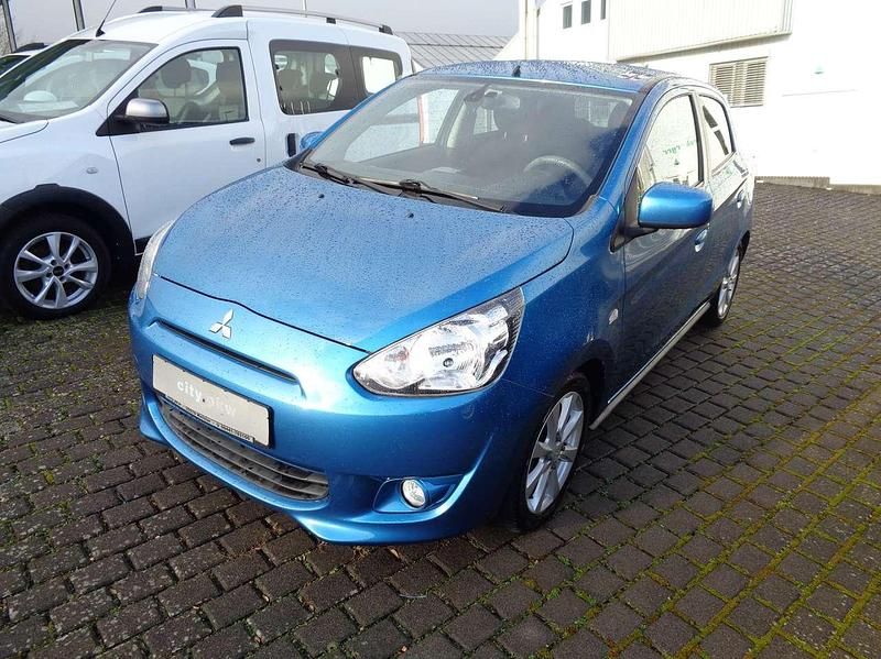 Gebraucht Mitsubishi Space Star 80 PS (58 kW) 2014 Atollblau (p) Kleinwagen