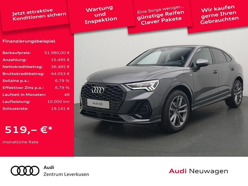 Daytonagrau perleffekt Neu 2025 Audi Q3 Sportback S-Line SUV | 49.980 € (Fairer Preis) - Bild 1/4