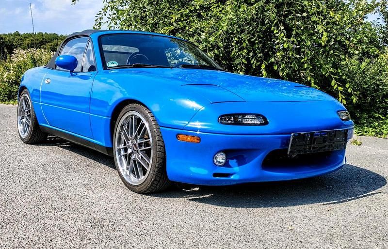 Blau Gebraucht 1990 Mazda MX5 Cabrio | 9.500 € - Bild 1/4