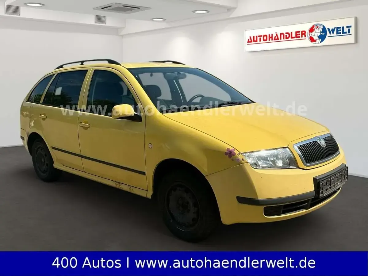 Gebraucht Skoda Fabia Ambiente 75 PS (55 kW) 2005 Gelb Kombi