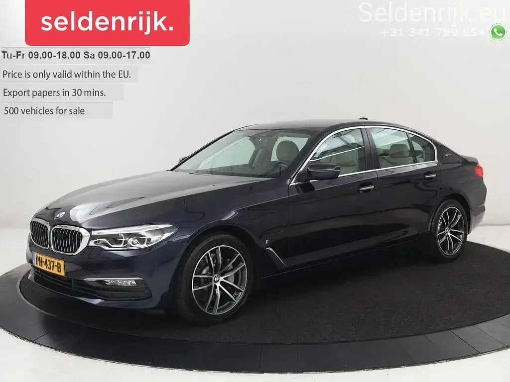 Usata BMW 530e Executive 252 CV (185 kW) 2017 Blu Berlina