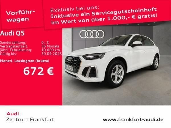 Weiß (arkonaweiß/arkonaweiß) Gebraucht 2025 Audi Q5 S-Line SUV | 53.431 € (Superpreis) - Bild 1/3