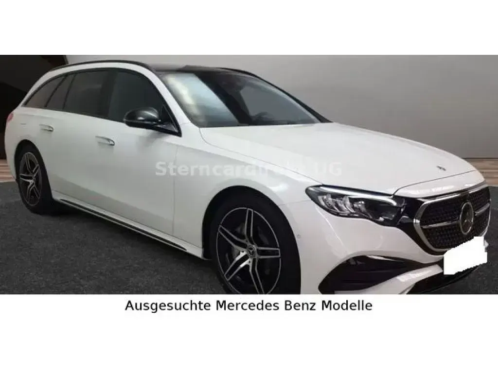 Gebraucht Mercedes E300 AMG 313 PS (230 kW) 2025 Opalithweißmetallic manufaktur (metallic) Kombi