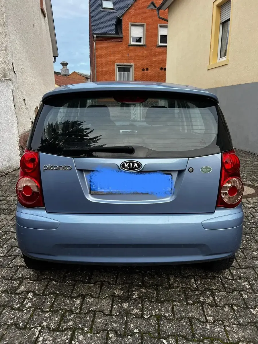 Gebraucht Kia Picanto 2008 Blau Kleinwagen