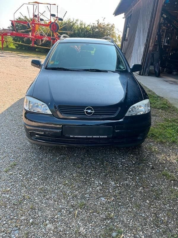 Schwarz Gebraucht 2002 Opel Astra Kombi | 500 € (Superpreis) - Bild 1/4