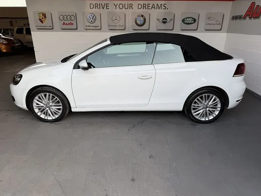Brugt VW Golf Cabriolet Cup 122 HK (89 kW) 2015 Hvid Cabriolet